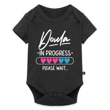 Doula Travailleuse à la naissance Doula étudiante - Body à manches courtes Premium Bébé - noir - Devant