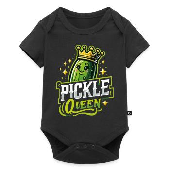 Cucumber, Pickle, Pickle, Food Dill - Baby Premium short-sleeve bodysuit - black - Front