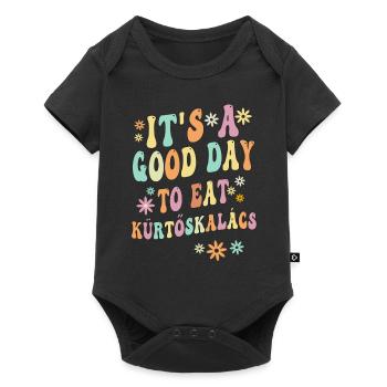 Le dicton de Kürtskalác - Body à manches courtes Premium Bébé - noir - Devant