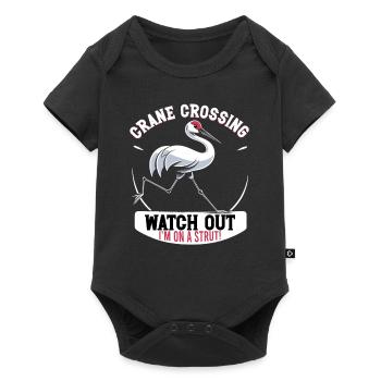 Sandhill Crane Lovers Bird Watching - Baby Premium short-sleeve bodysuit - black - Front