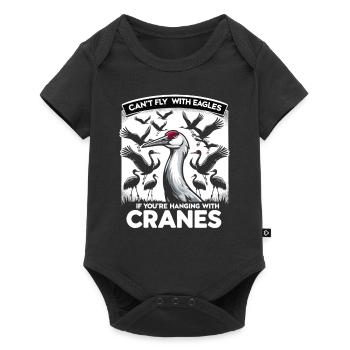 Sandhill Crane Lovers Bird Watching - Baby Premium short-sleeve bodysuit - black - Front