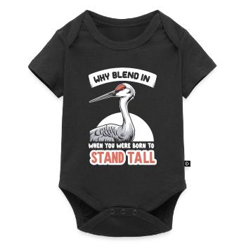 Sandhill Crane Lovers Bird Watching - Baby Premium short-sleeve bodysuit - black - Front