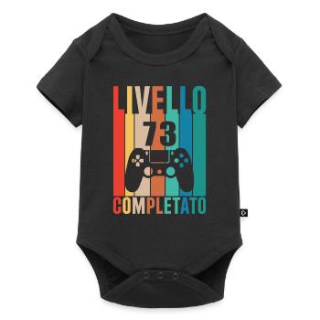 Level 73 - Baby Premium short-sleeve bodysuit - black - Front