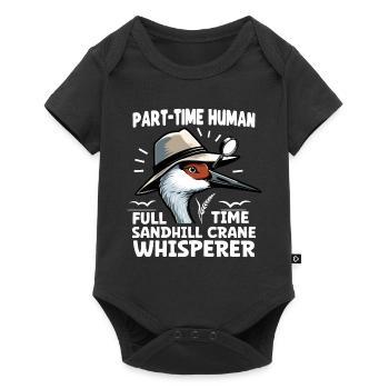 Sandhill Crane Lovers Bird Watching - Baby Premium short-sleeve bodysuit - black - Front