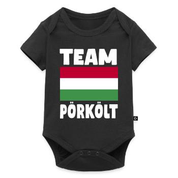 hongroisÉquipe Pörkölt - Body à manches courtes Premium Bébé - noir - Devant