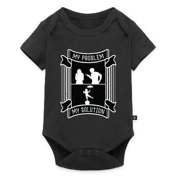 Circus Clown My Problem My Pictogram Mom Clowning - Baby Premium short-sleeve bodysuit - black - Front