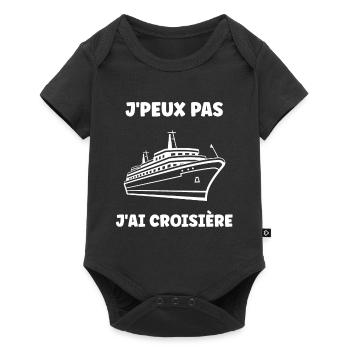 J'peux pas j'ai Croisière - Body à manches courtes Premium Bébé - noir - Devant