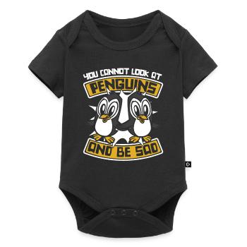 You Cannot Look At Penguins And Be Sad - Baby Premium short-sleeve bodysuit - black - Front