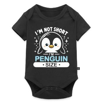 Penguin Penguin Animal - Baby Premium short-sleeve bodysuit - black - Front
