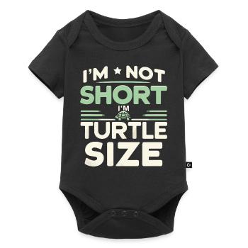 Tortue Tortue De Mer Tortue Animal - Body à manches courtes Premium Bébé - noir - Devant