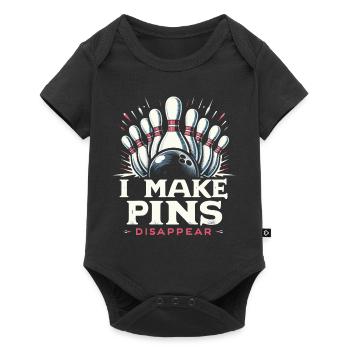 Bowling Bowler Pin Ball Bowling Ball - Body à manches courtes Premium Bébé - noir - Devant