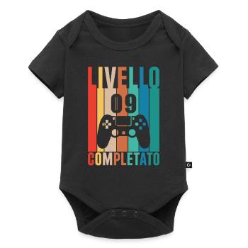 Level 9 Complete - Baby Premium short-sleeve bodysuit - black - Front