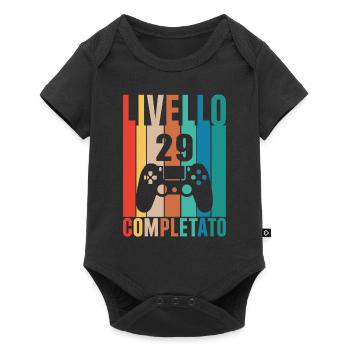 Level 29 Completed 29 Years Player Level 29 - Baby Premium short-sleeve bodysuit - black - Front