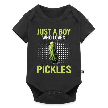 Cucumber, Pickle, Pickle, Food Dill - Baby Premium short-sleeve bodysuit - black - Front