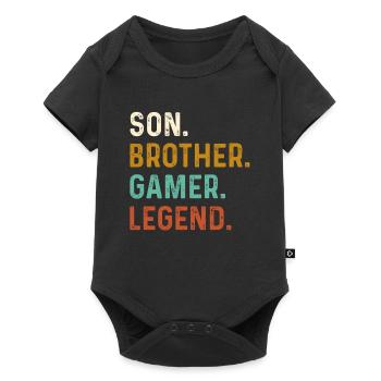 Son Brother Video Gamer Legend Gaming - Baby Premium short-sleeve bodysuit - black - Front