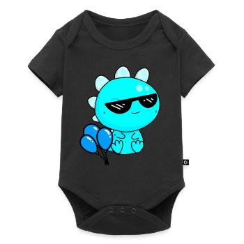 Dragon Goggles Balloons Party Cool Teens - Baby Premium short-sleeve bodysuit - black - Front