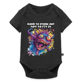Born to Stand Out Not To Fit In, Being Different, Cool - Baby Premium short-sleeve bodysuit - black - Front