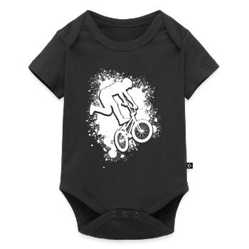 BMX Color Bicycle Fans Bike Biker BMX Bicycle Rider - Baby Premium short-sleeve bodysuit - black - Front