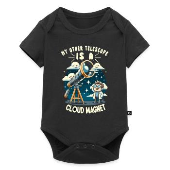 Astrophotography Astronomy Space Camera - Baby Premium short-sleeve bodysuit - black - Front