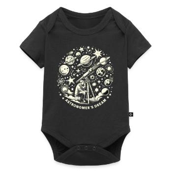 Astrophotography Astronomy Space Camera - Baby Premium short-sleeve bodysuit - black - Front
