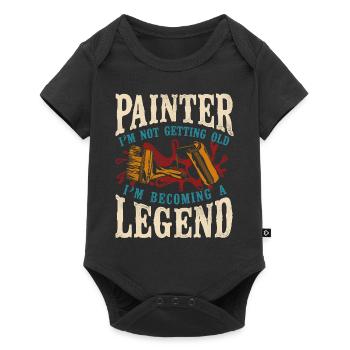 House Painter Decorator Painter - Baby Premium short-sleeve bodysuit - black - Front