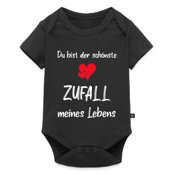 Love- You are the most beautiful coincidence of my life - Baby Premium short-sleeve bodysuit - black - Front