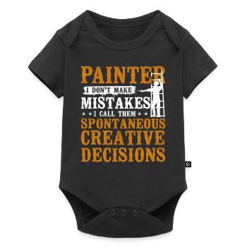House Painter Decorator Painter I - Baby Premium short-sleeve bodysuit - black - Front