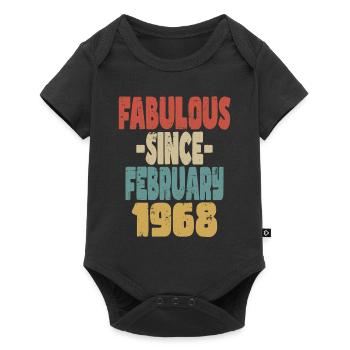 Fabuleux février 1968 - Body à manches courtes Premium Bébé - noir - Devant