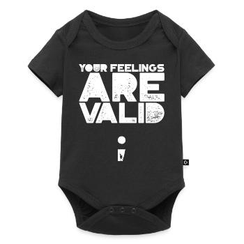 Your Feelings Are Valid Anxiety Support - Baby Premium short-sleeve bodysuit - black - Front