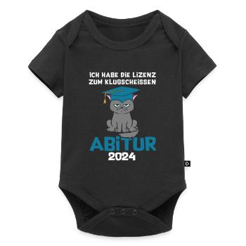 High School Diploma 2024 Graduation License to Wisecrack - Baby Premium short-sleeve bodysuit - black - Front