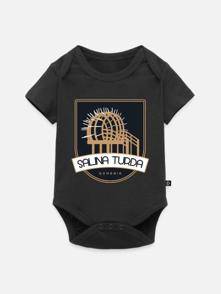 Salina Turda - Rumänien - Baby Premium Kurzarmbody - Schwarz