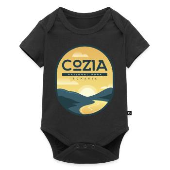 Parc national de Cozia – Roumanie - Body à manches courtes Premium Bébé - noir - Devant