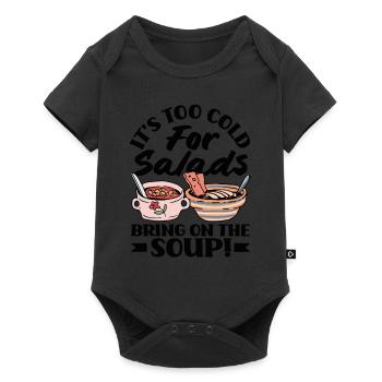 Bring on the Soup Cozy - Baby Premium short-sleeve bodysuit - black - Front