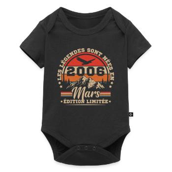 Original March 2006 Vintage Anniversary 2006 - Baby Premium short-sleeve bodysuit - black - Front