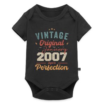 January 2007 Legend for 17 years - Baby Premium short-sleeve bodysuit - black - Front