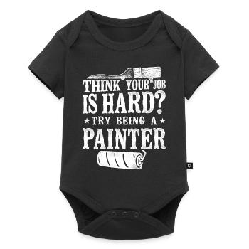 House Painter Decorator Think Your - Baby Premium Kurzarmbody - Schwarz - Vorne