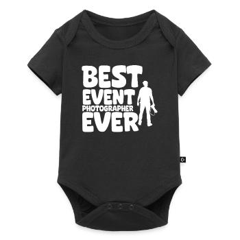 Meilleur photographe événementiel de tous les temps - Body à manches courtes Premium Bébé - noir - Devant
