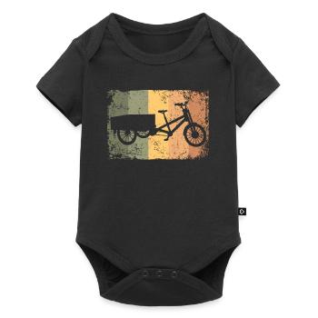 Lastenfahrrad Lastenrad Vélo Cargo Cargobike - Body à manches courtes Premium Bébé - noir - Devant