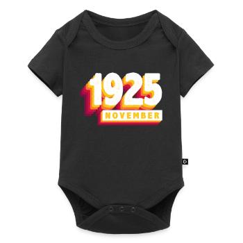 November 1925 98 Years Man Woman Birthday - Baby Premium short-sleeve bodysuit - black - Front