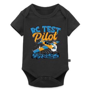 Pilote d’essai RC Si je m’esquive, vous devriez aussi - Body à manches courtes Premium Bébé - noir - Devant