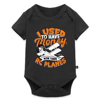 Model Airplane Model Airplane - Baby Premium short-sleeve bodysuit - black - Front