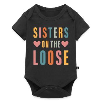 Sisters On The Loose Girls Reunion Trip - Baby Premium short-sleeve bodysuit - black - Front