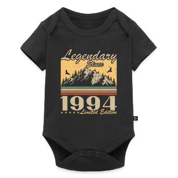 Légendaire depuis 1994 Vintage Vintage Anniversaire - Body à manches courtes Premium Bébé - noir - Devant