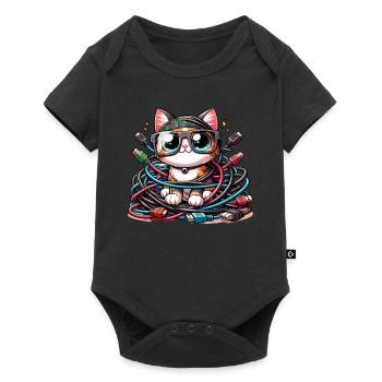 Analyste en piratage éthique Cybersécurité éthique - Body à manches courtes Premium Bébé - noir - Devant