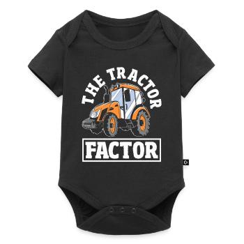 Le facteur tracteur - Body à manches courtes Premium Bébé - noir - Devant