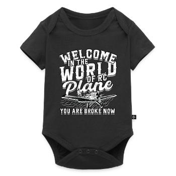 Model Airplane Model Airplane World Of RC Planes - Baby Premium short-sleeve bodysuit - black - Front