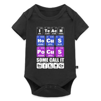 Lustiger Biologielehrer Biologe - Baby Premium Kurzarmbody - Schwarz - Vorne