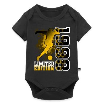 1998 Year of birth Birthday Football - Baby Premium short-sleeve bodysuit - black - Front