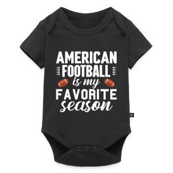 American Football Funny USA Football - Baby Premium short-sleeve bodysuit - black - Front