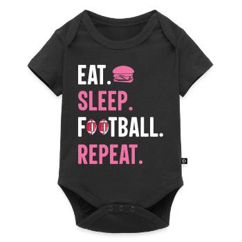 American Football Funny USA Football - Baby Premium short-sleeve bodysuit - black - Front